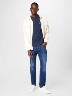 Mustang T-shirts Shirt Alex Heren Navy -Mustang Verkoop a110a3c426e8e2de63880d2492db6fc8