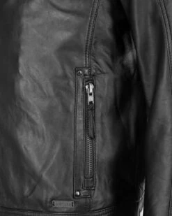 Mustang Leren Jassen Tussenjas 3102052 Heren Zwart -Mustang Verkoop a1d8ccc5972a04a0bffe12dc5e4c774c