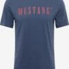 Mustang T-shirts Shirt Alex Heren Donkerblauw