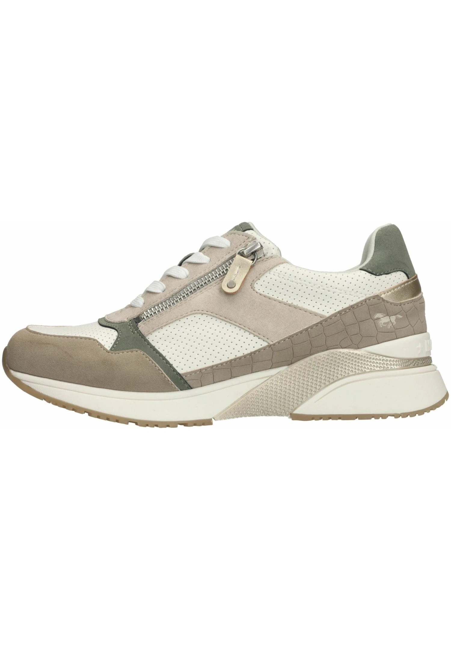Mustang Sneakers Laag - Beige Weiss 3 Mustang Sneakers Laag - Beige Weiss