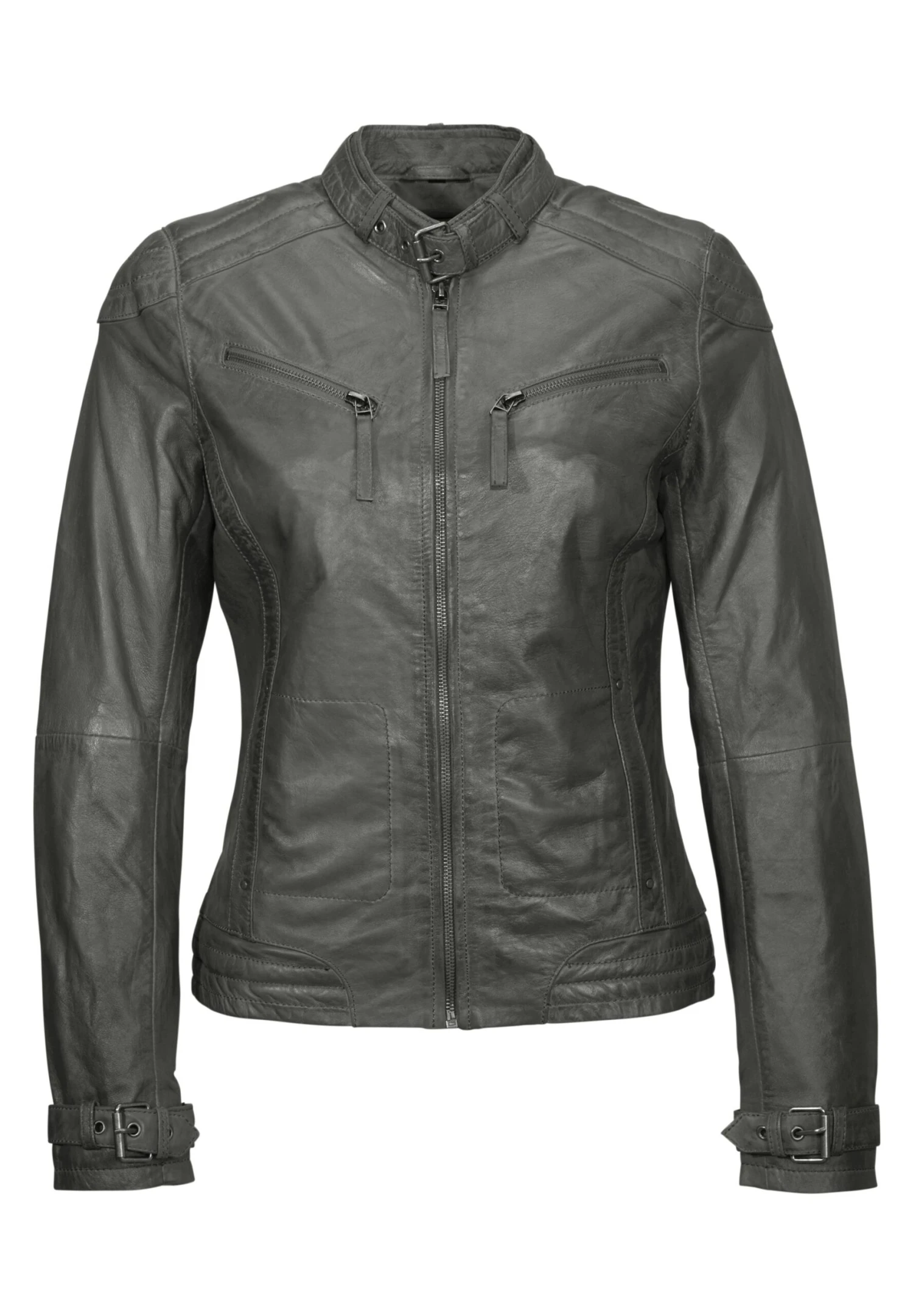 Mustang Ryana - Leren Jas - Dark Grey 6 Mustang Ryana - Leren Jas - Dark Grey - Afbeelding 4