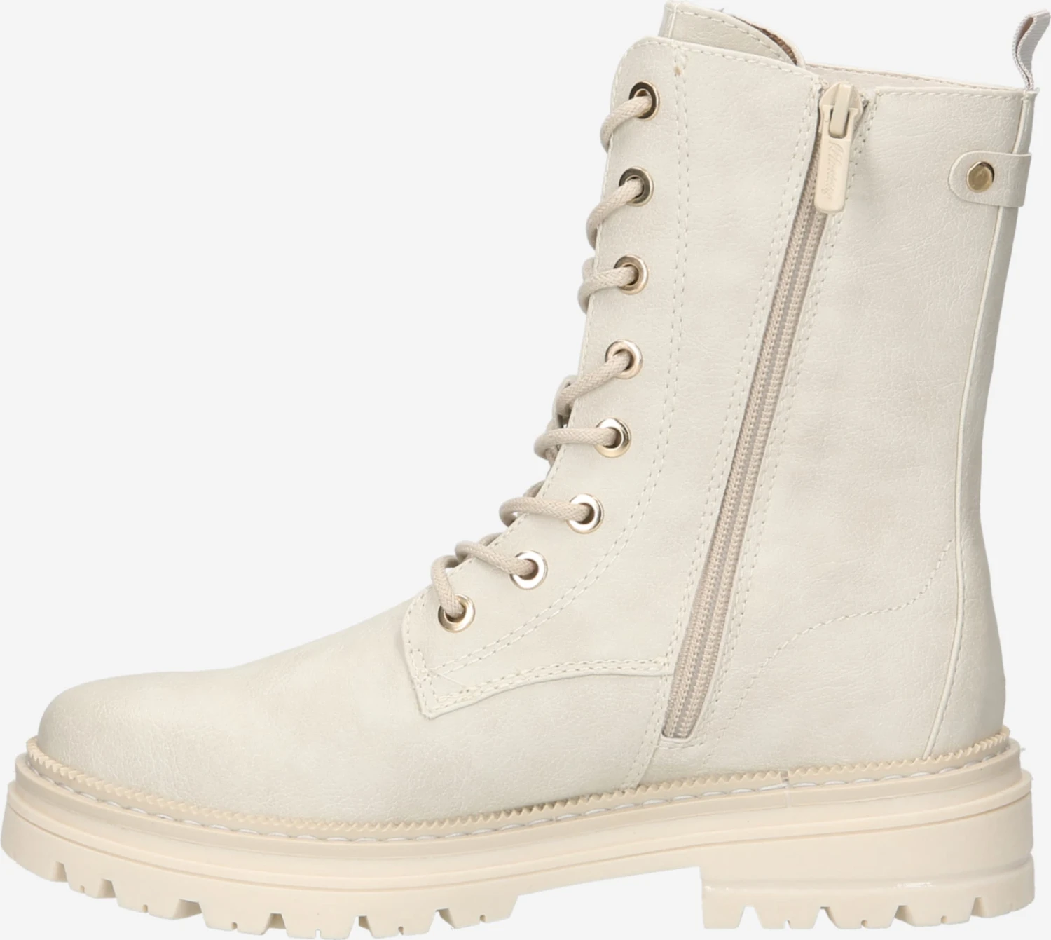 Mustang Enkellaarsjes Veterlaarsjes Dames Pastelblauw 4 Mustang Enkellaarsjes Veterlaarsjes Dames Pastelblauw - Afbeelding 2