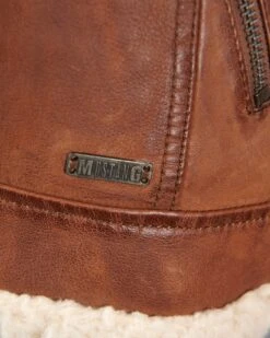 Mustang Leren Jassen Tussenjas Lovells Dames Bruin -Mustang Verkoop a51800e7ce33f8bd21237f481d2a3000