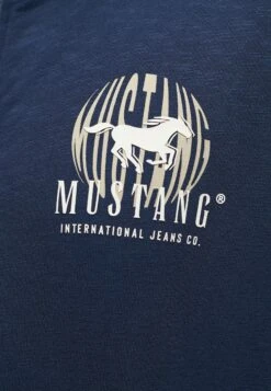 Mustang Sweater Met Rits - Blau -Mustang Verkoop a55ea78854c04b4492654f3a888eb4b6