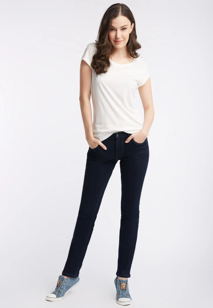 Mustang Slim Fit Jeans - Dark Blue 4 Mustang Slim Fit Jeans - Dark Blue - Afbeelding 2