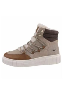 Mustang Sneakers Hoog - Beige