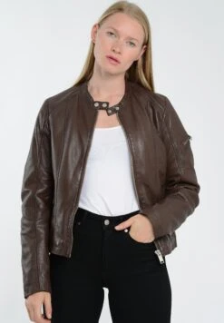 Mustang Leren Jas - Dark Brown