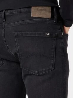 Mustang Jeans Skinny Jeans Atlanta Heren Zwart -Mustang Verkoop a83e5c921306b8e42aebe0a8074256bf