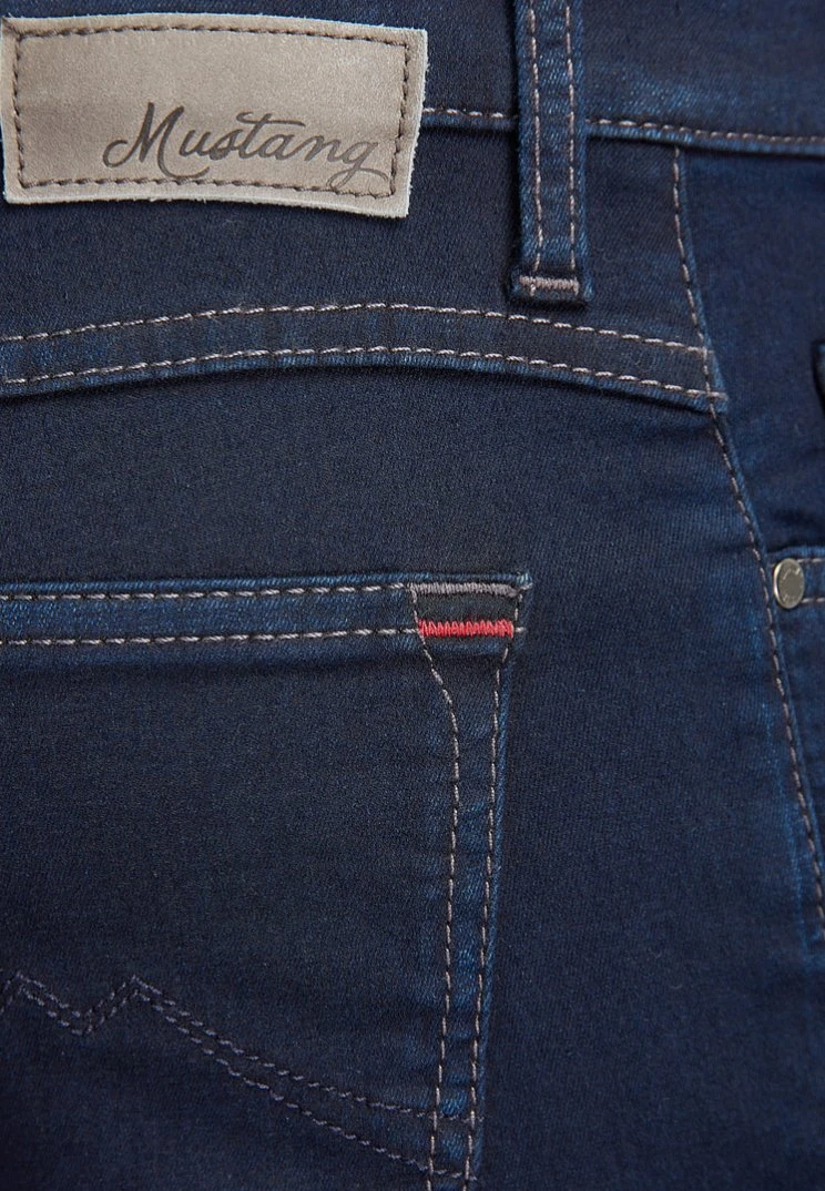 Mustang Slim Fit Jeans - Dark Blue 7 Mustang Slim Fit Jeans - Dark Blue - Afbeelding 5