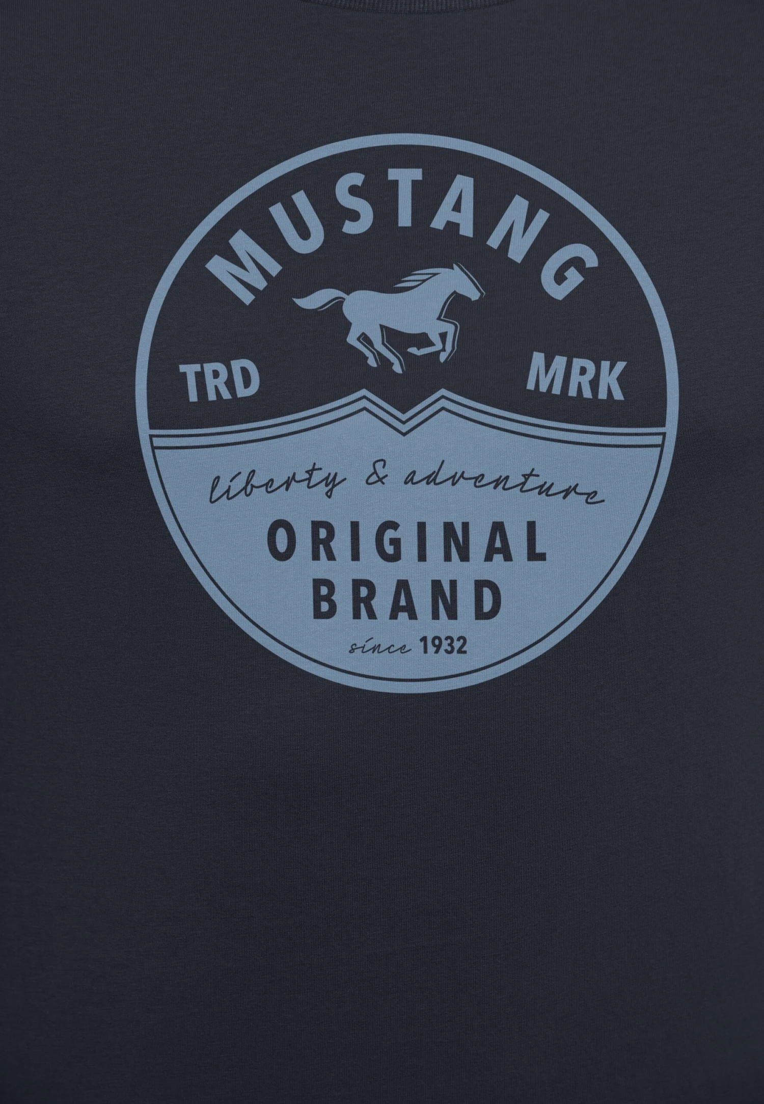Mustang Longsleeve - Blau 9 Mustang Longsleeve - Blau - Afbeelding 7