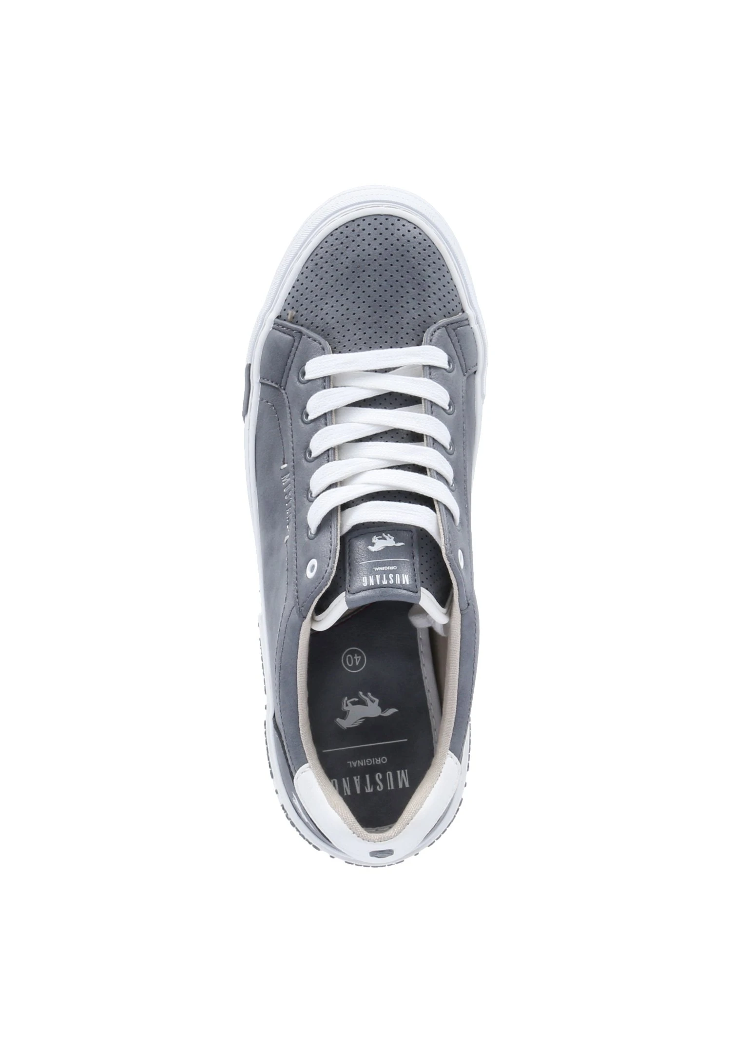 Mustang Low- Sneakers Laag - Grau 4 Mustang Low- Sneakers Laag - Grau - Afbeelding 2