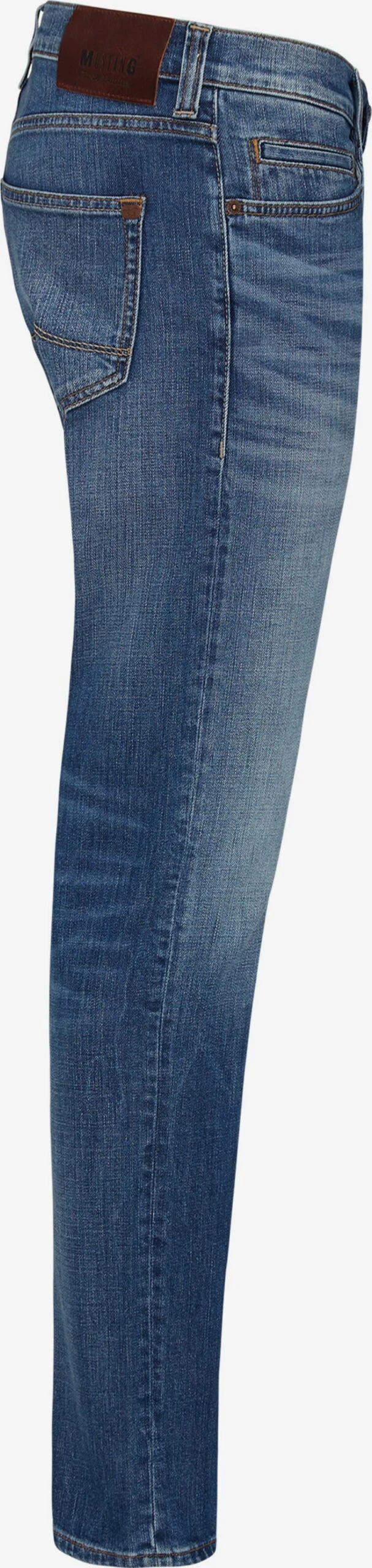 Mustang Straight Regular Jeans Oregon Heren Blauw 6 Mustang Straight Regular Jeans Oregon Heren Blauw - Afbeelding 4