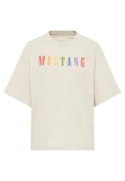 Mustang T-Shirt Print - Grau