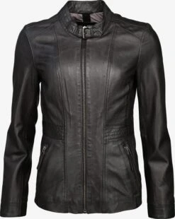 Mustang Leren Jassen Tussenjas Gloria Dames Zwart