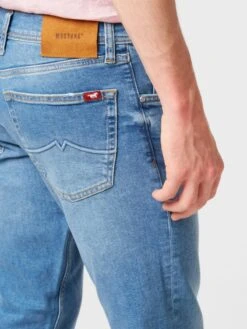 Mustang Straight Regular Jeans Denver Heren Blauw -Mustang Verkoop b1d78f9694de3f75da669a0b3f6853f1
