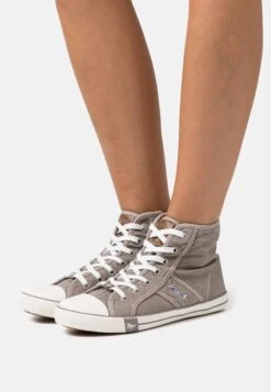 Mustang Sneakers Hoog - Silbergrau