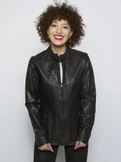 Mustang Leren Jassen Tussenjas Gloria Dames Zwart -Mustang Verkoop b2cf60a6e2e3f3e43ba3e2e960712887