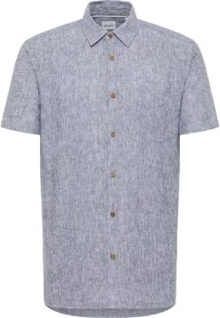 Mustang Kurzarm- Overhemd - Blau