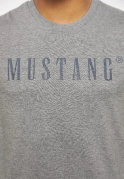 Mustang T-Shirt Print - Grau -Mustang Verkoop b643642e19d84e7794ab2f6e29af16c1