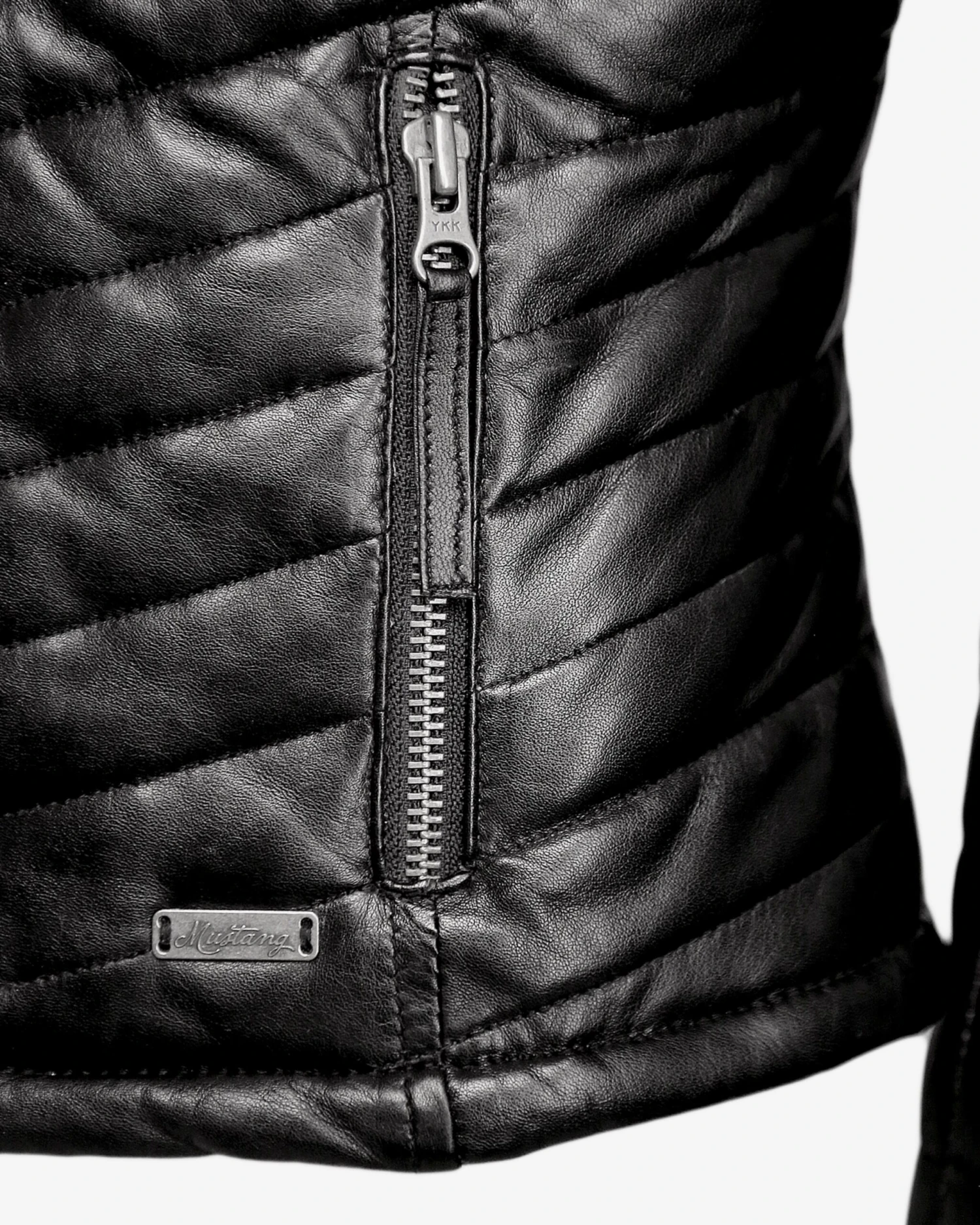 Mustang Leren Jassen Tussenjas Henrietta Dames Zwart 7 Mustang Leren Jassen Tussenjas Henrietta Dames Zwart - Afbeelding 5