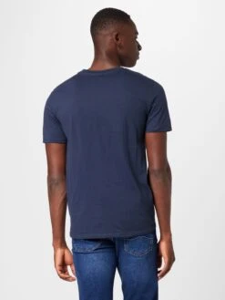 Mustang T-shirts Shirt Alex Heren Navy -Mustang Verkoop b70a4b22818d10524948253a37e441fe