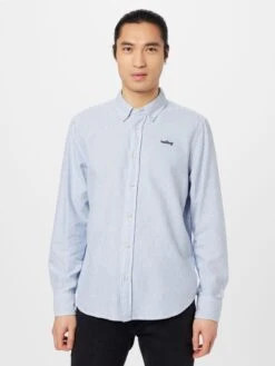 Mustang Casual Overhemden Regular Fit Overhemd Clemens Heren Navy / Lichtblauw -Mustang Verkoop b90d85d72decb947afd0f727dfd702b6