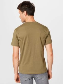 Mustang T-shirts Shirt Alex Heren Kaki -Mustang Verkoop bb0664e807d1f6ba81c2b8a66342657d