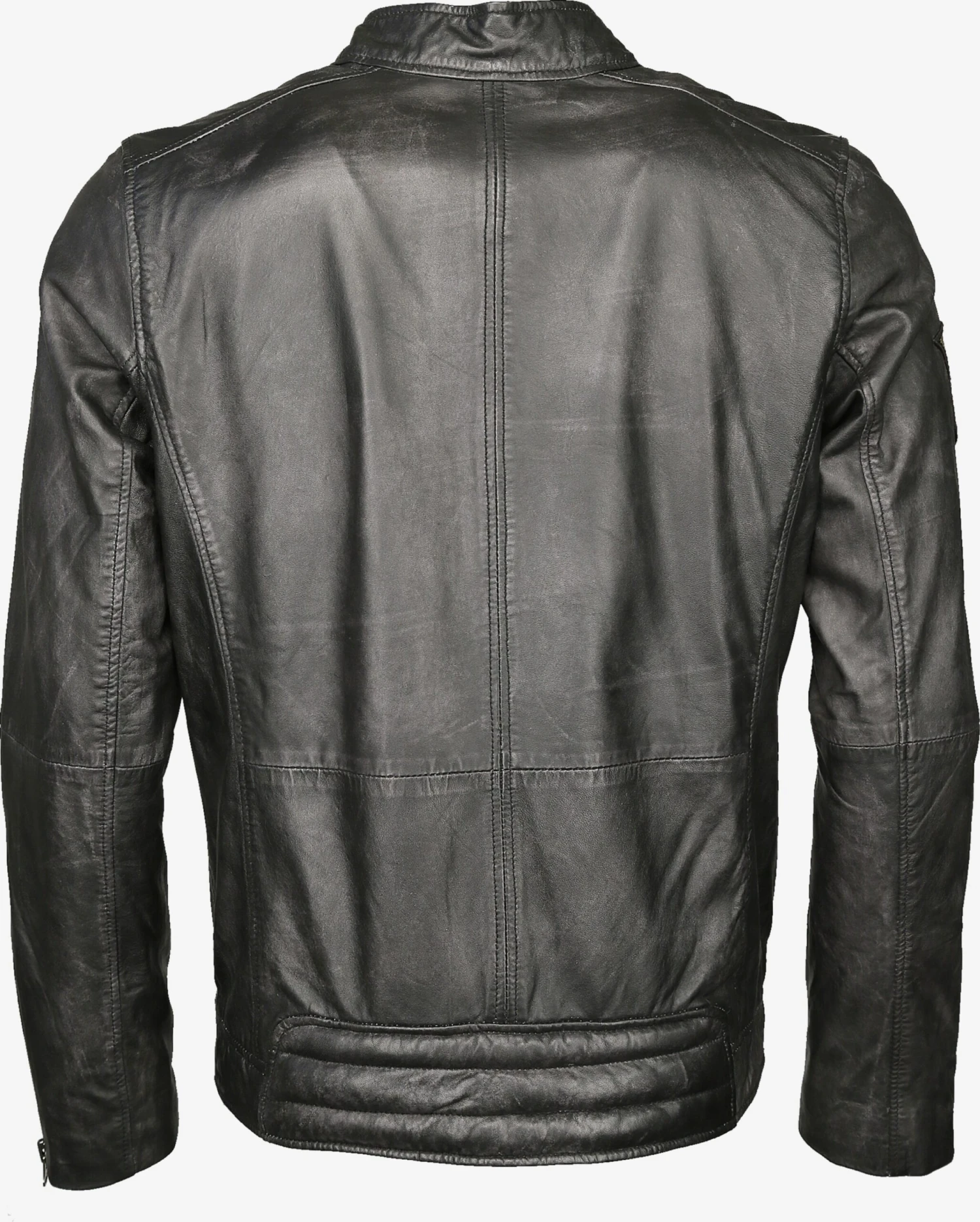 Mustang Leren Jassen Tussenjas Varberg Heren Donkerbruin 4 Mustang Leren Jassen Tussenjas Varberg Heren Donkerbruin - Afbeelding 2