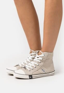 Mustang Sneakers Hoog - Hellgrau