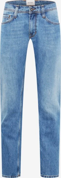 Mustang Straight Regular Jeans Oregon Heren Blauw