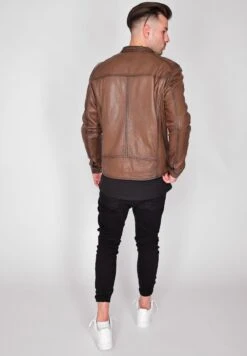 Mustang Leren Jassen Tussenjas Heren Lichtbruin -Mustang Verkoop bca2c9f5c1226c5027217aa2c740c260