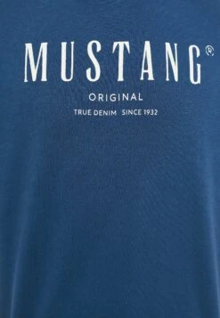 Mustang T-Shirt Basic - Blau 15 Mustang T-Shirt Basic - Blau -Mustang Verkoop bd66fa8d5b9f4fe1a1f97d7267f87b0f