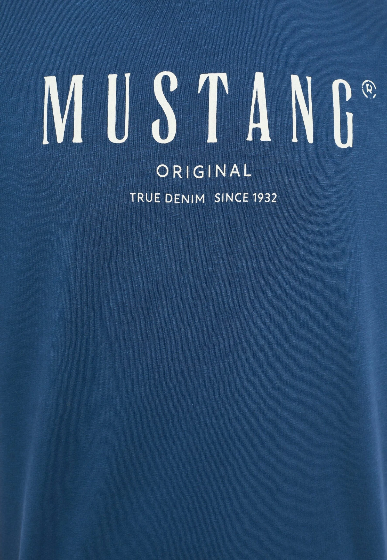 Mustang T-Shirt Basic - Blau 9 Mustang T-Shirt Basic - Blau - Afbeelding 7