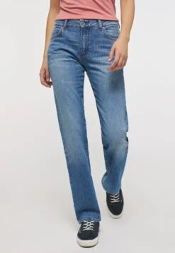 Mustang Crosby- Straight Leg Jeans - Blau