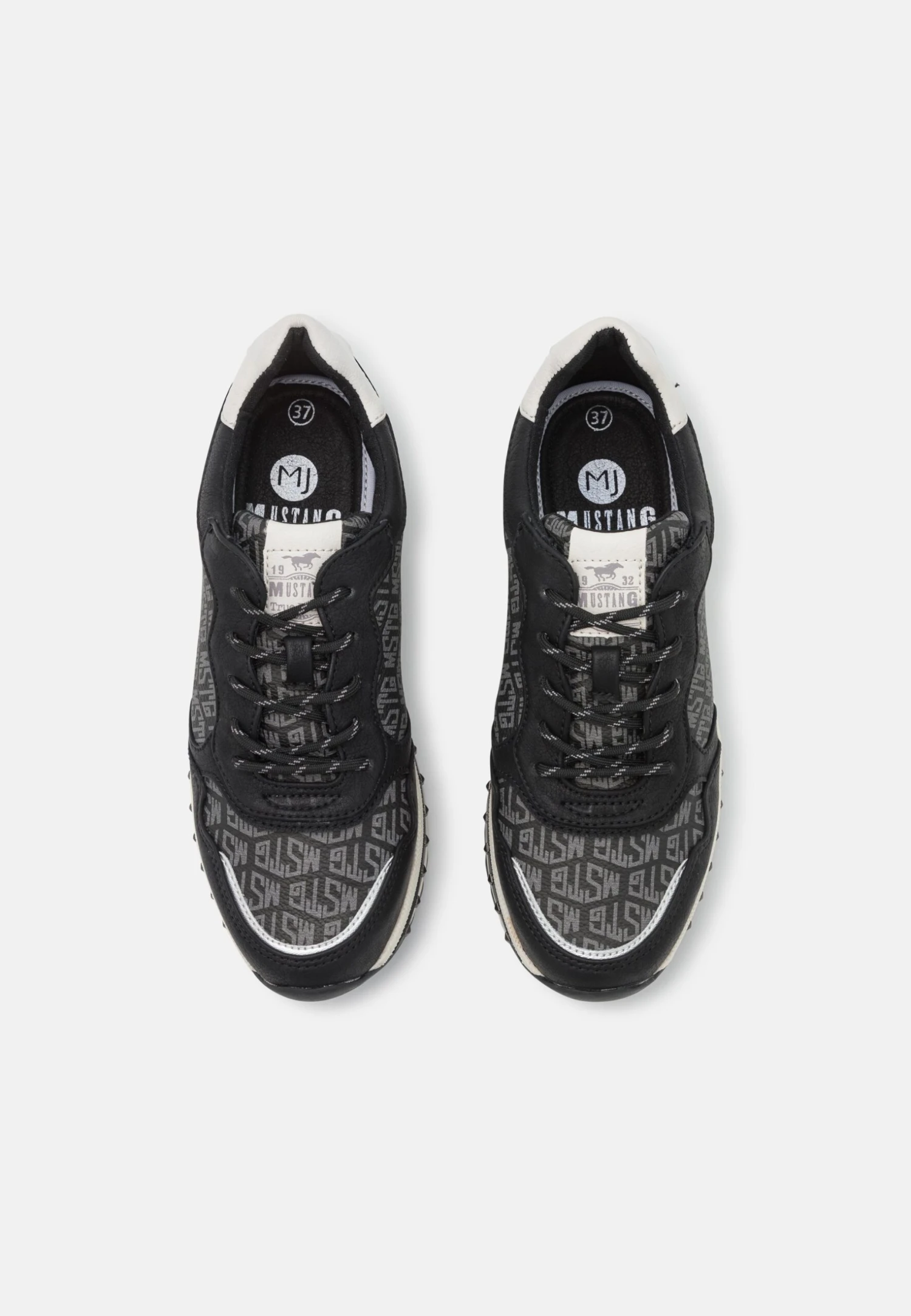 Mustang Sneakers Laag - Schwarz 8 Mustang Sneakers Laag - Schwarz - Afbeelding 6