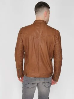 Mustang Leren Jassen Tussenjas 31021312 Heren Cognac -Mustang Verkoop be8e629f4fb3ee1ef10f4f9809a9825f