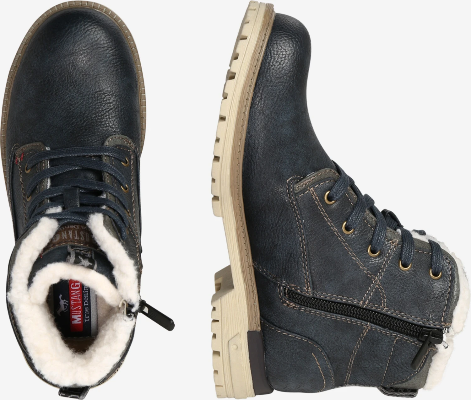 Mustang Schoenen Laarzen Kinderen Navy 3 Mustang Schoenen Laarzen Kinderen Navy - Afbeelding 2