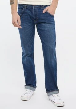 Mustang Style Michigan- Straight Leg Jeans - Blau