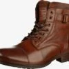 Mustang Boots & Laarzen Veterboots Heren Kastanjebruin -Mustang Verkoop bf6e1f1b8c3a954c52fc35d175919248