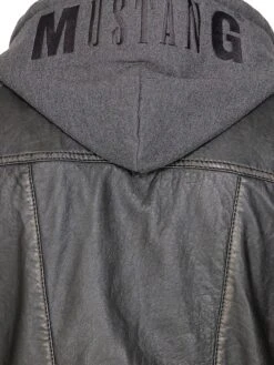 Mustang Leren Jassen Tussenjas 31021306 Heren Zwart -Mustang Verkoop bfff3530b1da90dd76bb6cc218d4a840