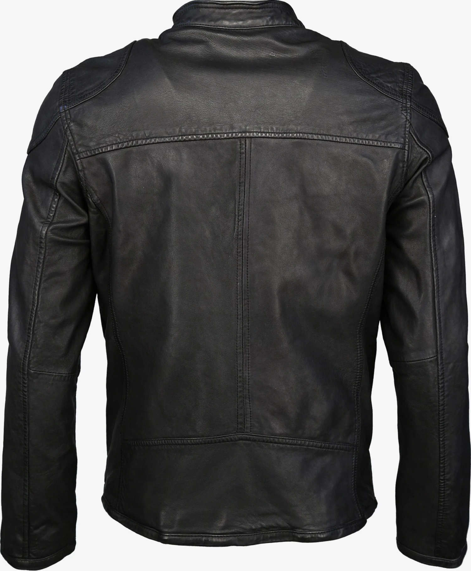 Mustang Leren Jassen Tussenjas Johannes Heren Zwart 4 Mustang Leren Jassen Tussenjas Johannes Heren Zwart - Afbeelding 2