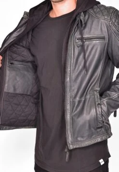 Mustang Leren Jassen Tussenjas Heren Grijs -Mustang Verkoop c1f9b357c9421c3595da5bc68d05b01f