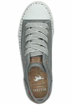 Mustang Sneakers Laag - Gruen Grau -Mustang Verkoop c2ad6b33219e4251b39d0a230584c0e0