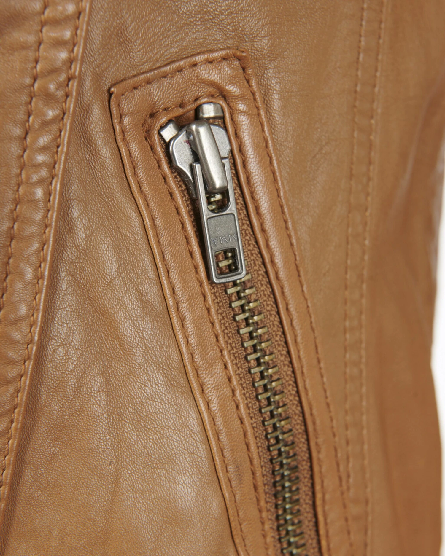 Mustang Leren Jassen Tussenjas Lelu Dames Lichtbruin 8 Mustang Leren Jassen Tussenjas Lelu Dames Lichtbruin - Afbeelding 6