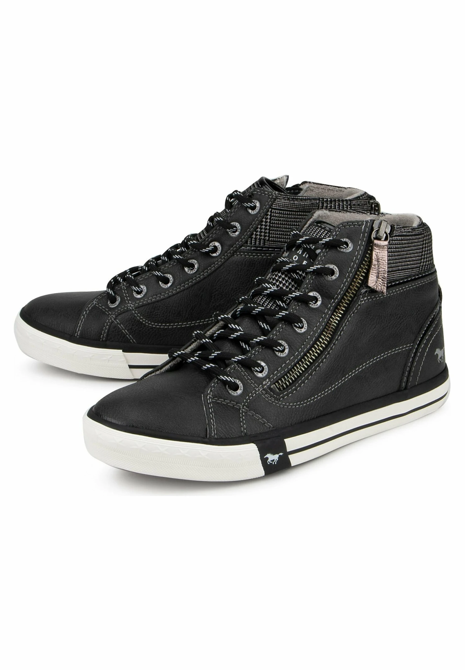 Mustang Sneakers Hoog - Mittelgrau 4 Mustang Sneakers Hoog - Mittelgrau - Afbeelding 2