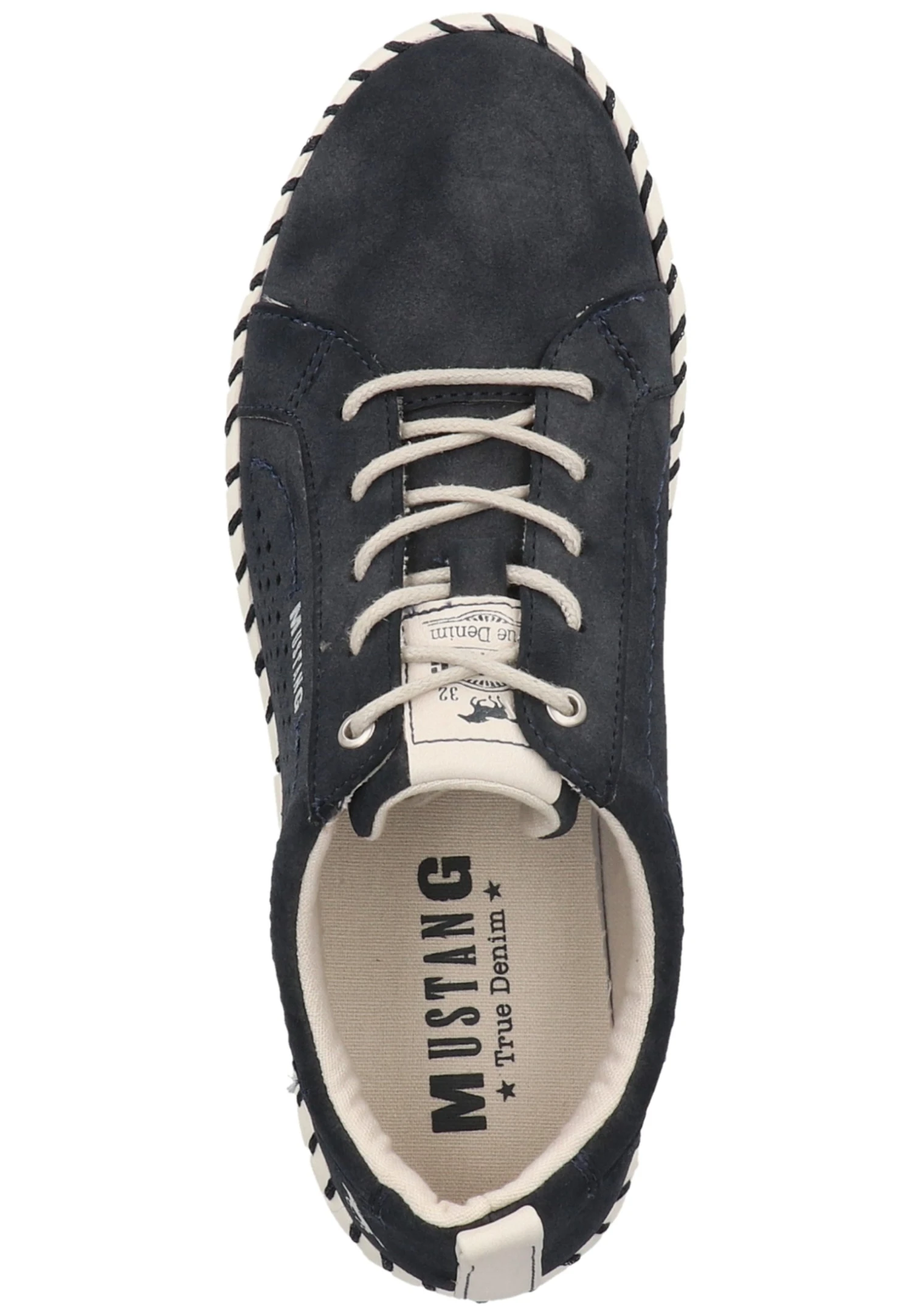 Mustang Sneakers Laag - Navy 6 Mustang Sneakers Laag - Navy - Afbeelding 4