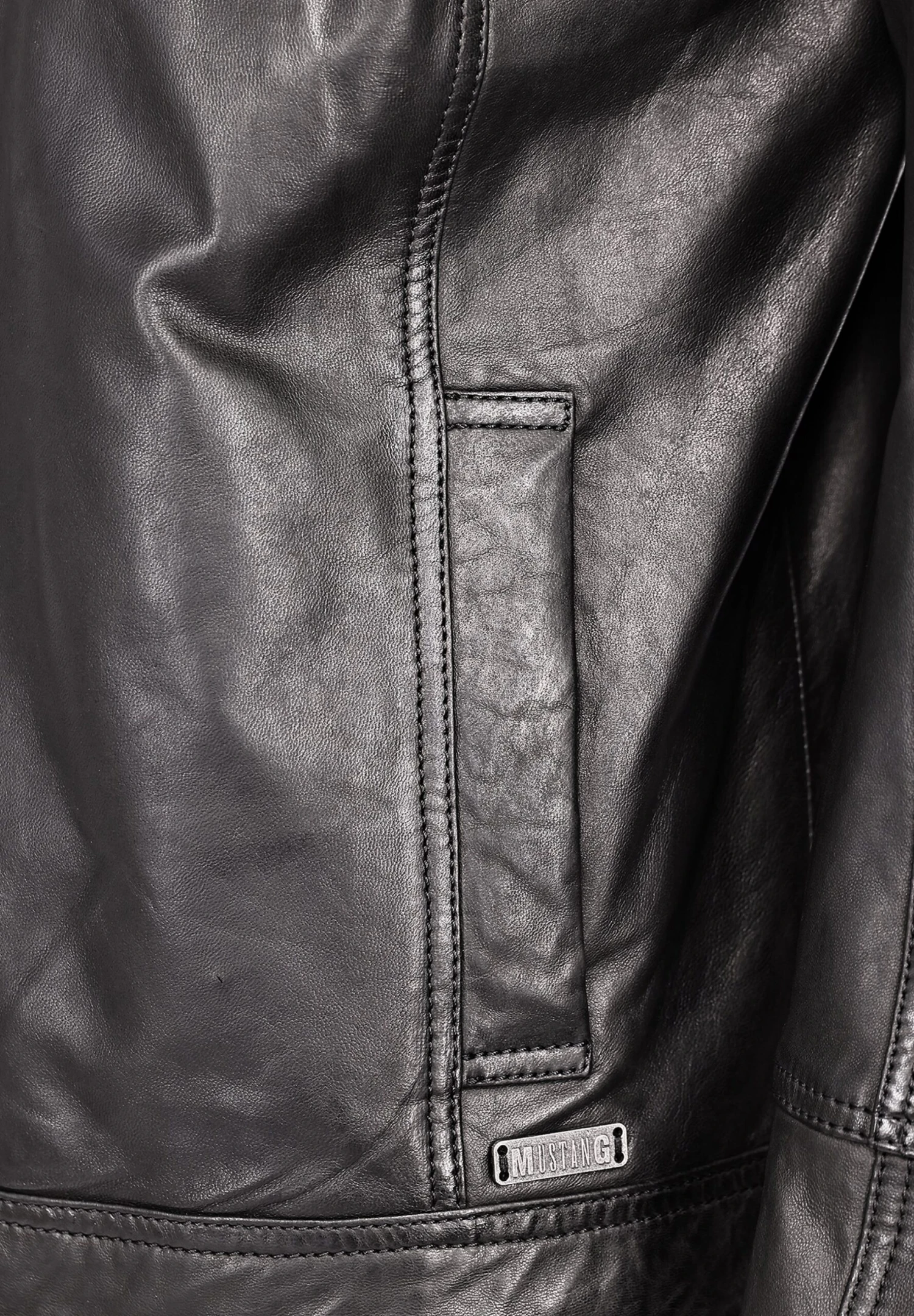 Mustang Leren Jas - Black 5 Mustang Leren Jas - Black - Afbeelding 3