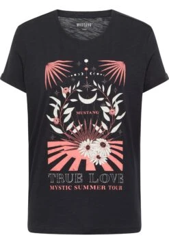 Mustang T-Shirt Print - Schwarz