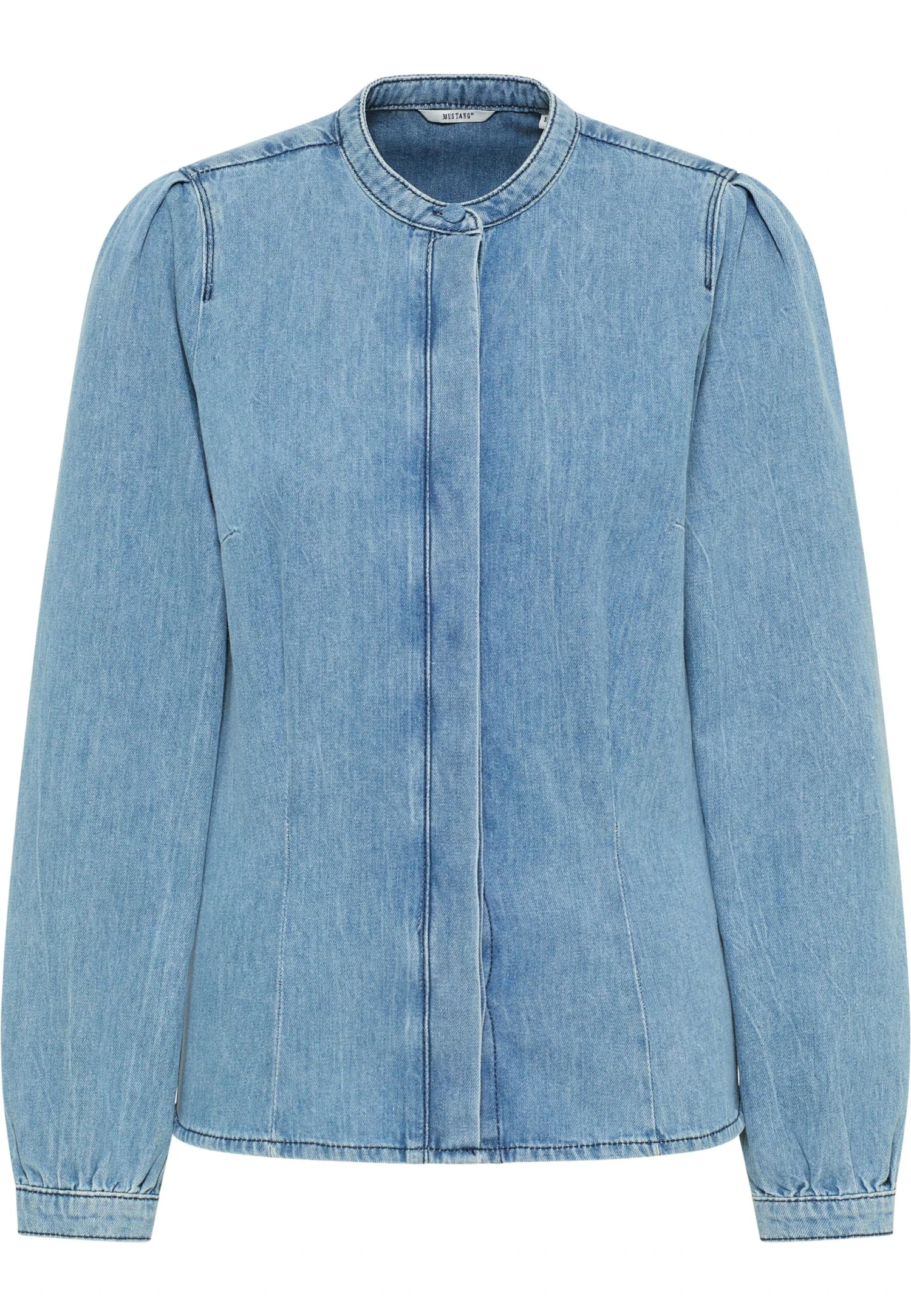 Mustang Overhemdblouse - Blau 8 Mustang Overhemdblouse - Blau - Afbeelding 6