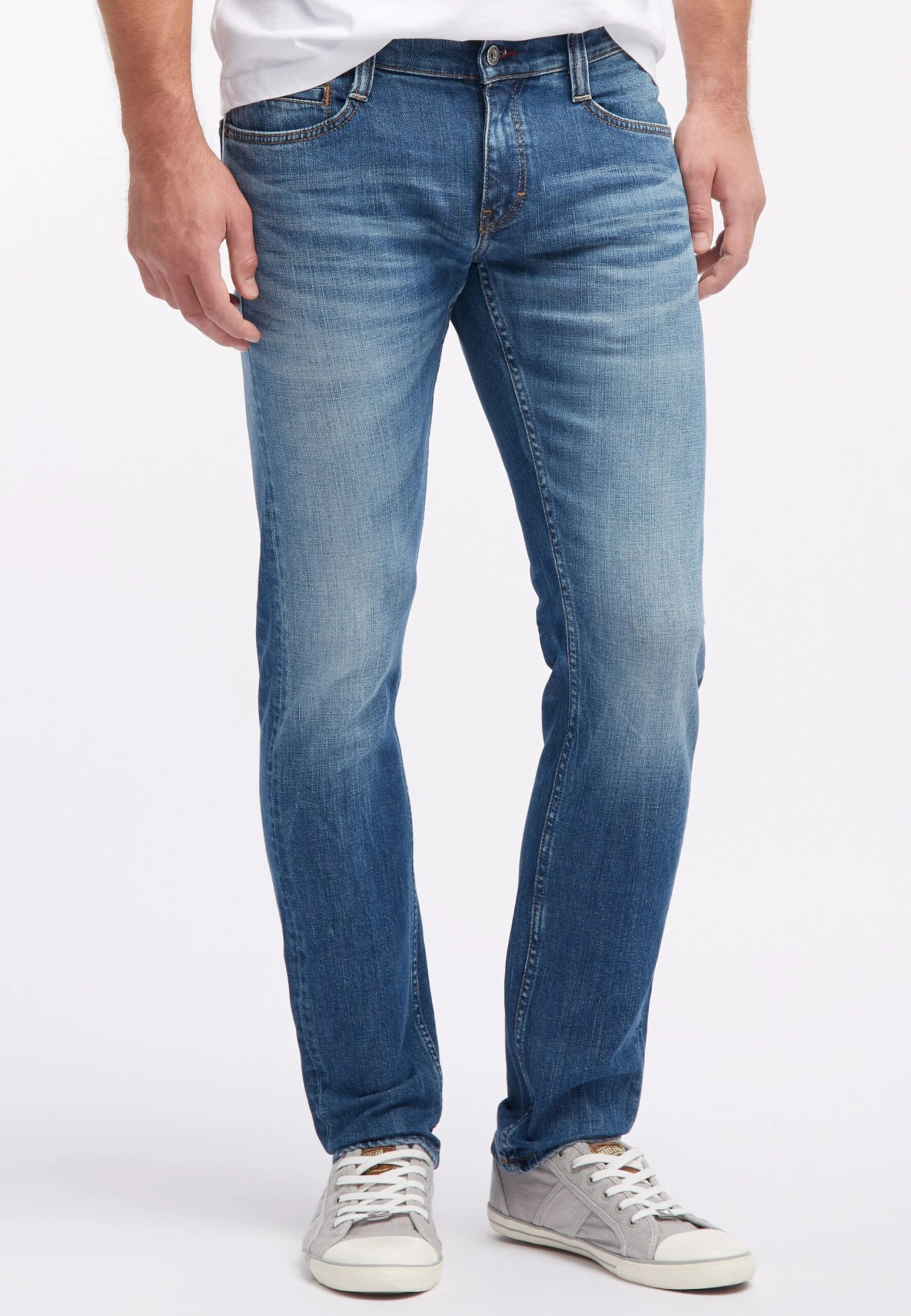 Mustang Straight Regular Jeans Oregon Heren Blauw 7 Mustang Straight Regular Jeans Oregon Heren Blauw - Afbeelding 5